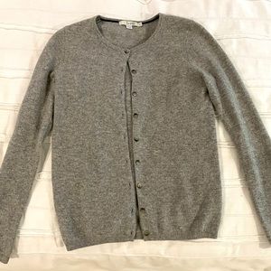 Boden size 6 grey cashmere sweater